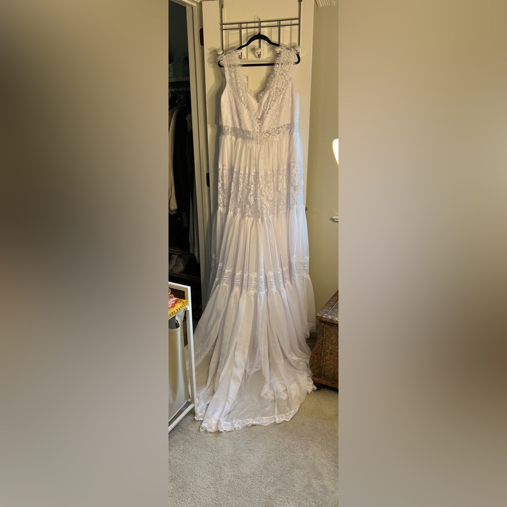 Full length wedding dress